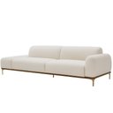 Ver imagem 1 de Sofá Living Unne 3 Lugares 210cm Terminal Direito Bouclé Off White - Nexta Casa