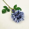 Dália Azul Roxa Haste 60x18x15cm Flor Planta Artificial - 3
