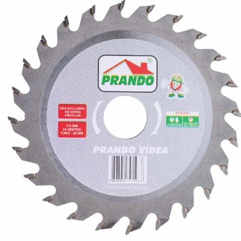 Kit 30 Discos Serra Vídea 110 X 20 X 24 D Prando Madeira