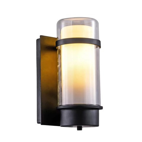 Arandela Colonial Imperial Preto 25cm 1e27 Ip20 Galaxy Led