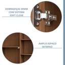 Ver imagem 6 de Espelheira para Banheiro 1 Porta Treviso Marrom/Freijó