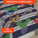 Ver imagem 7 de Jogo de Cama Infantil Lepper Vingadores Solteiro 3 Peças Microfibra Azul