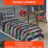 Jogo de Cama Infantil Lepper Vingadores Solteiro 3 Peças Microfibra Azul - 8