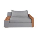 Ver imagem 4 de Sofá Cama Panamá Compose Linho Grafite com Baú Império Estofados