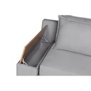 Ver mais imagens de Sofá Cama Panamá Compose Linho Grafite com Baú Império Estofados