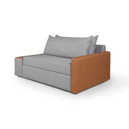 Sofá Cama Panamá Compose Linho Grafite com Baú Império Estofados - 6