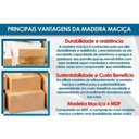 Ver imagem 2 de Conjunto: Mesa Sala Jantar Havana Tampo Curvo 120cm+4 Cadeiras Dakota Madeira Naturale - Capuccino/