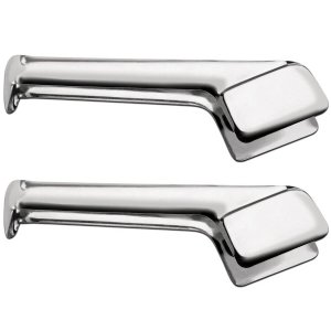 Kit 2 Pegadores Universais de Cozinha Multiuso Macarrão Salada Comida Taumer Inox