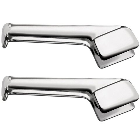 Kit 2 Pegadores Universais de Cozinha Multiuso Macarrão Salada Comida Taumer Inox