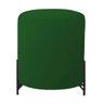 Puff Thor Pé de Ferro - Base Preta - 52cm X 43cm - Verde - 1