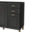 Ver imagem 3 de Balcão Pia Firenze - Mdp 3 Portas 2 Gavetas 120cm sem Tampo Chumbo - Indekes