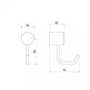 Ver imagem 2 de Cabide para Banheiro Atria Matte Meber