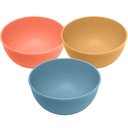Ver imagem 3 de Bowl Bambu Plástico Stripes Lyor 500ml Tigela 15x7cm Colorida Saladas Petiscos
