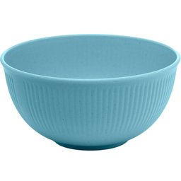 Bowl Bambu Plástico Stripes Lyor 500ml Tigela 15x7cm Colorida Saladas Petiscos - 1