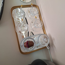 Ver imagem 1 de Bali Bandeja - Linha Metal- - Off White - 30x20
