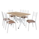 Ver imagem 3 de Conjunto de Mesa com 6 Cadeiras Camila Clássica Ciplafe