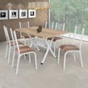 Ver imagem 1 de Conjunto de Mesa com 6 Cadeiras Camila Clássica Ciplafe