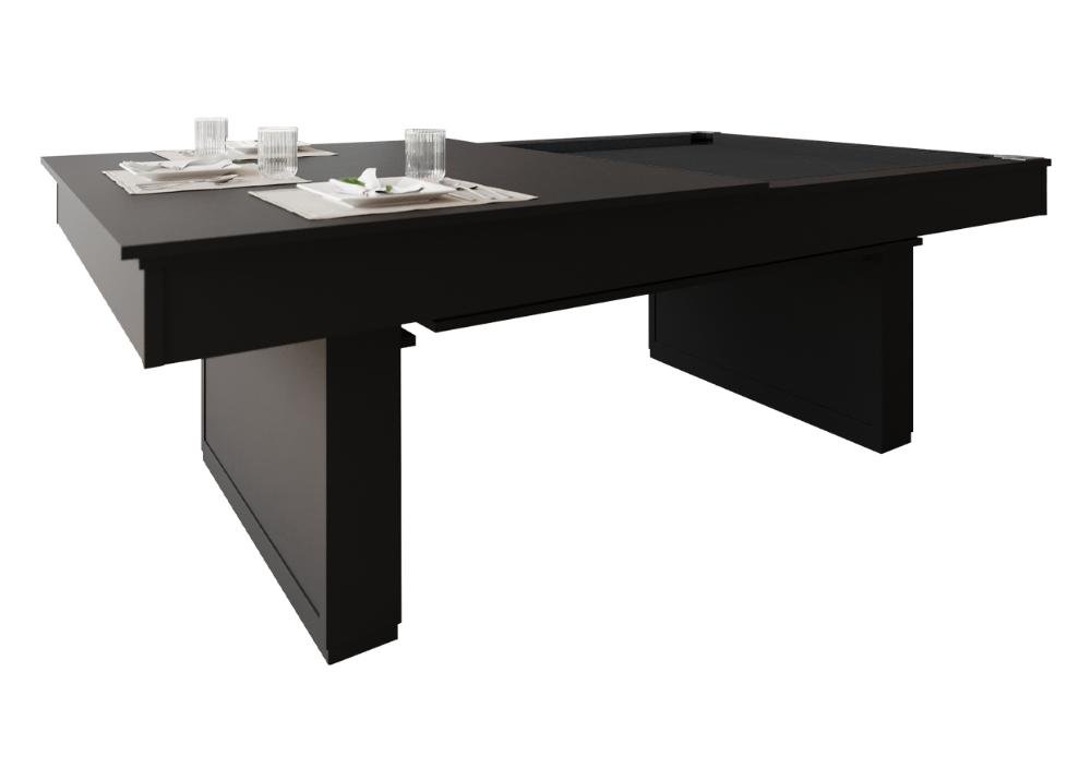 Mesa de Sinuca/bilhar com Tampo de Jantar - 2,00x1,10 - Preto