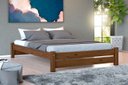 Ver imagem 1 de Cama de Casal Queen Madeira Maciça cor Imbuia