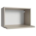 Ver imagem 1 de Armário Aéreo 60 Cm Nicho para Microondas/forno Elétrico Nice Madesa Crema