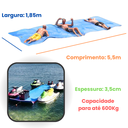 Ver imagem 7 de TAPETE FLUTUANTE GIGANTE 5,5M x 1,85M DIVERSÃO GARANTIDA PRAIA MAR RIO LAGOA PISCINA CLUBE REPRESA