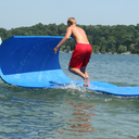 Ver imagem 2 de TAPETE FLUTUANTE GIGANTE 5,5M x 1,85M DIVERSÃO GARANTIDA PRAIA MAR RIO LAGOA PISCINA CLUBE REPRESA