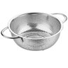 Escorredor Inox Macarrao Massas Fruta Legumes Verduras Salada Cozinha Multiuso Versatil Resistente H - 5