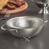 Escorredor Inox Macarrao Massas Fruta Legumes Verduras Salada Cozinha Multiuso Versatil Resistente H - 2