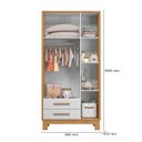 Ver imagem 5 de Quarto para Bebê Completo 3 Peças Guarda-Roupa, Cômoda e Berço Encanto Marrom/Freijo Toq/Branco Acet