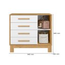 Ver imagem 4 de Quarto para Bebê Completo com Roupeiro Cômoda e Berço Encanto Slim