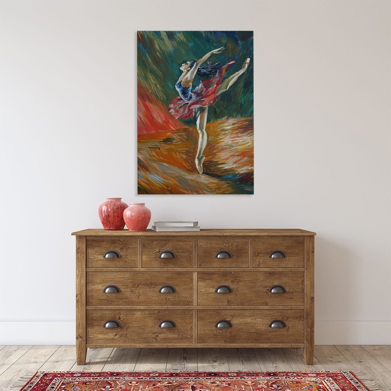 Quadro Decorativo Tela Canvas Conceito Ballet - 180x135 Cm - 5