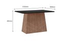 Ver imagem 3 de CONJUNTO SALA DE JANTAR LÍBIA 1,35 X 0,90 COM 6 CADEIRAS AMÊNDOA 01A