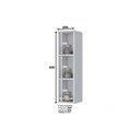 Ver imagem 3 de Nicho de Cozinha Modulado Aéreo Americana 20cm Branco - Henn