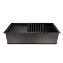 Ver imagem 1 de Canal Equipado Preto Calha Úmida Inox Completa Com 3 Módulos AJB STORE CANALEQUIPADO