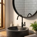 Ver imagem 2 de Torneira de Mesa 1190 Atria Matte Meber Preto