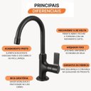 Ver imagem 5 de Torneira de Mesa 1190 Atria Matte Meber Preto