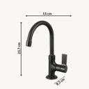 Ver imagem 3 de Torneira de Mesa 1190 Atria Matte Meber Preto