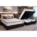 Ver imagem 1 de Cama Box Baú Crc Queen +Colchão Ortopédico Shelby Hellen 158
