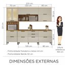 Ver imagem 3 de Cozinha Completa 5 Peças Duquesa Nesher Móveis