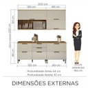 Ver imagem 3 de Cozinha Compacta 4 Peças Duquesa Nesher Móveis
