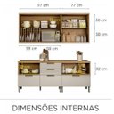 Ver imagem 4 de Cozinha Compacta 4 Peças Duquesa Nesher Móveis