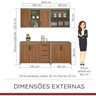 Cozinha Compacta 4 Peças Camponesa Nesher Móveis - 3