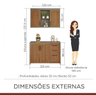Cozinha Compacta 2 Peças Camponesa Nesher Móveis - 3