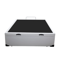 Cama Box Bau colchão colchobel 28cm Molas Em sacadas:branca - 3