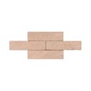 Ver imagem 2 de Revestimento Cerâmica Natural - Tijolinho Ravena Chiaro 6,3x24,3cm Bege