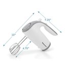 Ver imagem 7 de Elite Gourmet Ehm-003x Mixer Elétrico Manual 5 Velocidades Branco