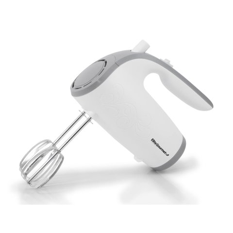 Elite Gourmet Ehm-003x Mixer Elétrico Manual 5 Velocidades Branco