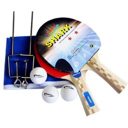 Mesa Ping Pong Mdp Oficial 15mm Klopf 1001 + Kit Completo 5031 + Kit Bolinhas Cor Laranja Klopf 5076 - 6