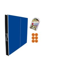 Mesa Ping Pong Mdp Oficial 15mm Klopf 1001 + Kit Completo 5031 + Kit Bolinhas Cor Laranja Klopf 5076 - 3