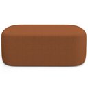 Ver imagem 3 de Puff Decorativo Orgânico para Living Quarto 100cm Doha W01 Bouclê Terracota - Lyam Decor